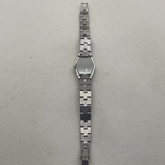 VINTAGE 1970s BULOVA GODDESS OF TIME WIND-UP WATCH BRACELET #3676 Works - Picture 8 of 11